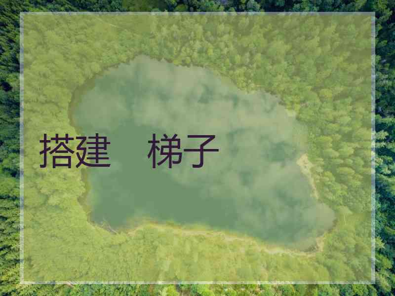 搭建　梯子