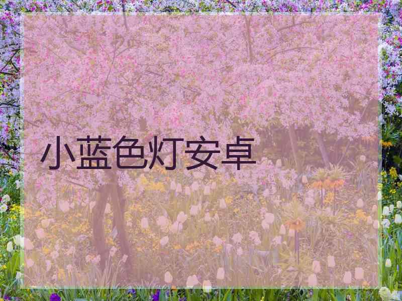 小蓝色灯安卓