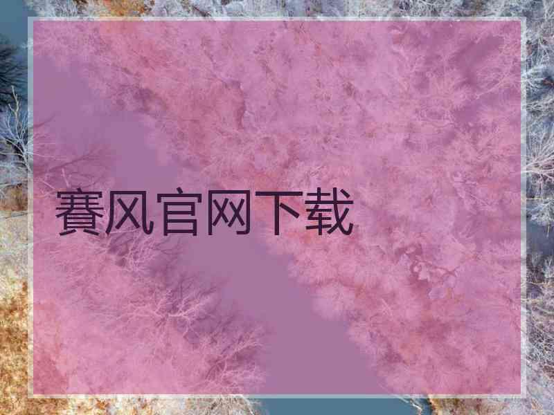 賽风官网下载